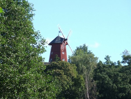 passing windmill
